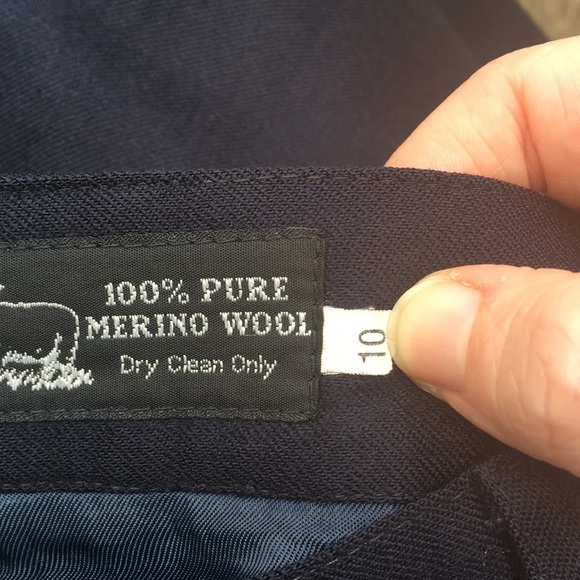 Vintage navy dress pants - Picture 4 of 7